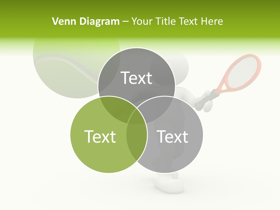 Abstract Success Athlete PowerPoint Template