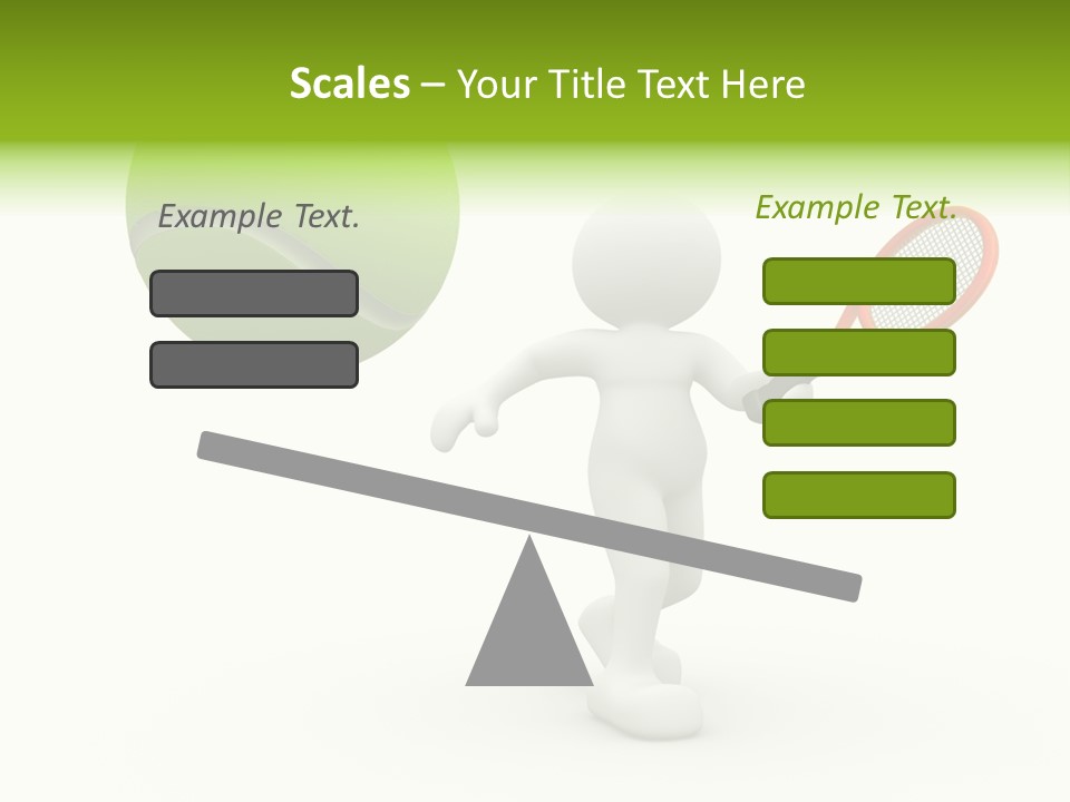 Abstract Success Athlete PowerPoint Template