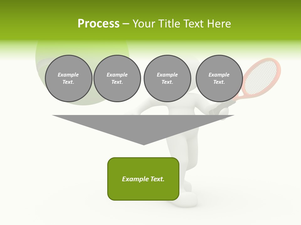 Abstract Success Athlete PowerPoint Template