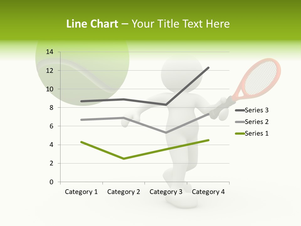 Abstract Success Athlete PowerPoint Template