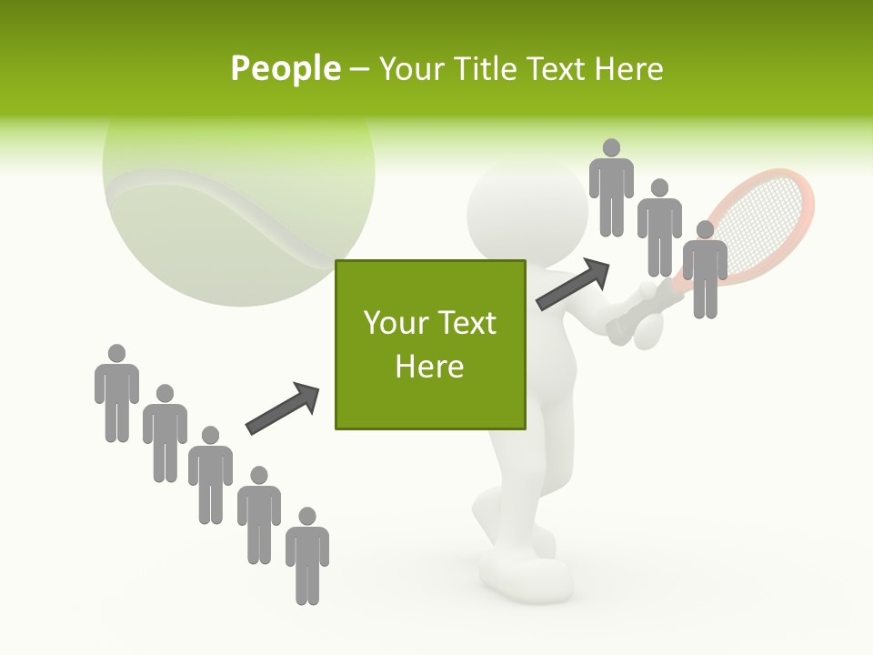 Abstract Success Athlete PowerPoint Template