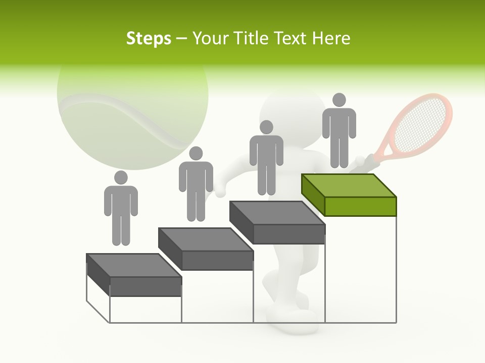 Abstract Success Athlete PowerPoint Template