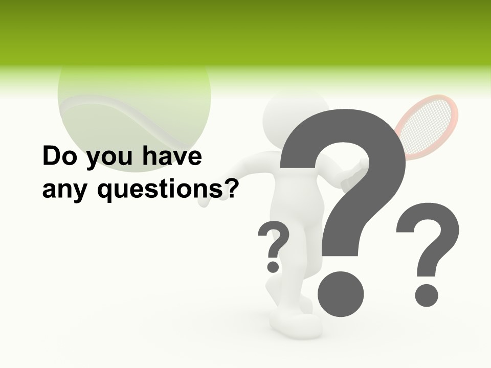 Abstract Success Athlete PowerPoint Template