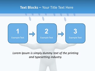 Rainy Storm Men PowerPoint Template