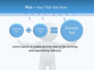 Rainy Storm Men PowerPoint Template