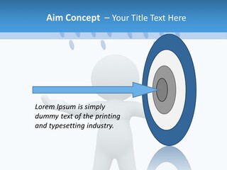 Rainy Storm Men PowerPoint Template