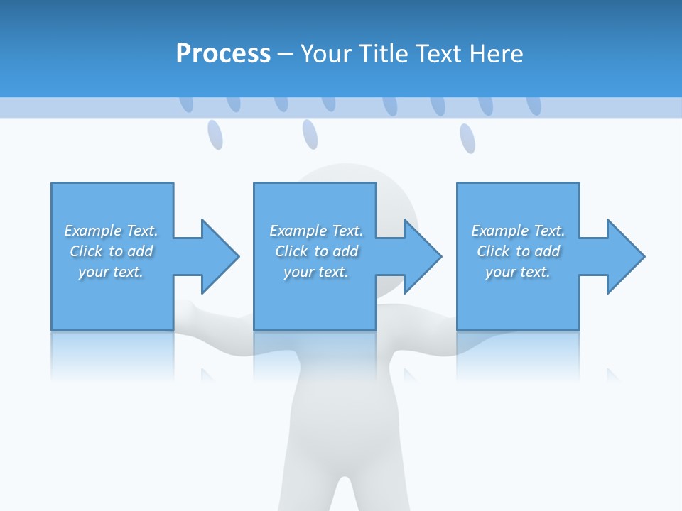 Rainy Storm Men PowerPoint Template