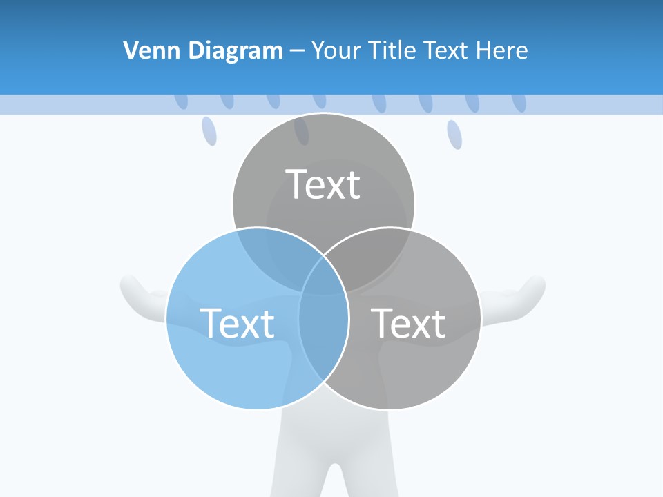 Rainy Storm Men PowerPoint Template