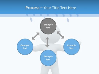 Rainy Storm Men PowerPoint Template