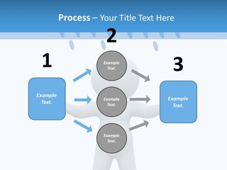 Rainy Storm Men PowerPoint Template