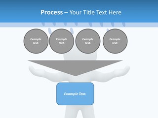 Rainy Storm Men PowerPoint Template