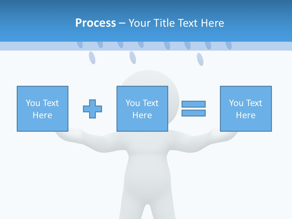 Rainy Storm Men PowerPoint Template
