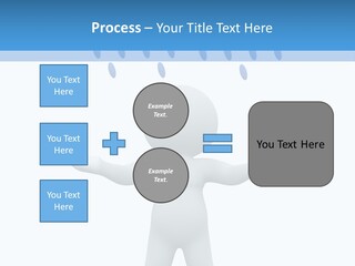 Rainy Storm Men PowerPoint Template