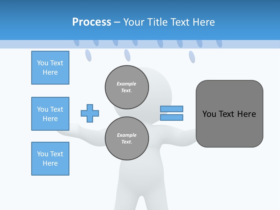 Rainy Storm Men PowerPoint Template