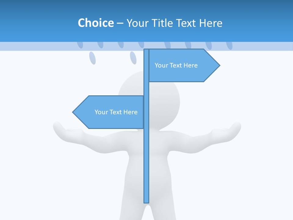 Rainy Storm Men PowerPoint Template