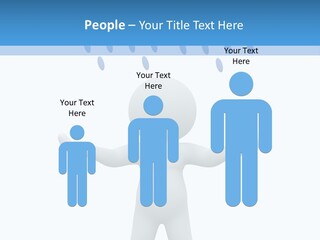 Rainy Storm Men PowerPoint Template