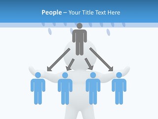 Rainy Storm Men PowerPoint Template