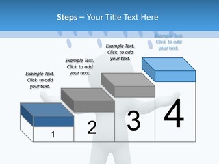 Rainy Storm Men PowerPoint Template