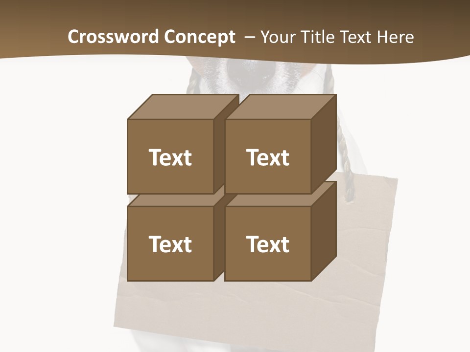 Brown Background Animal PowerPoint Template