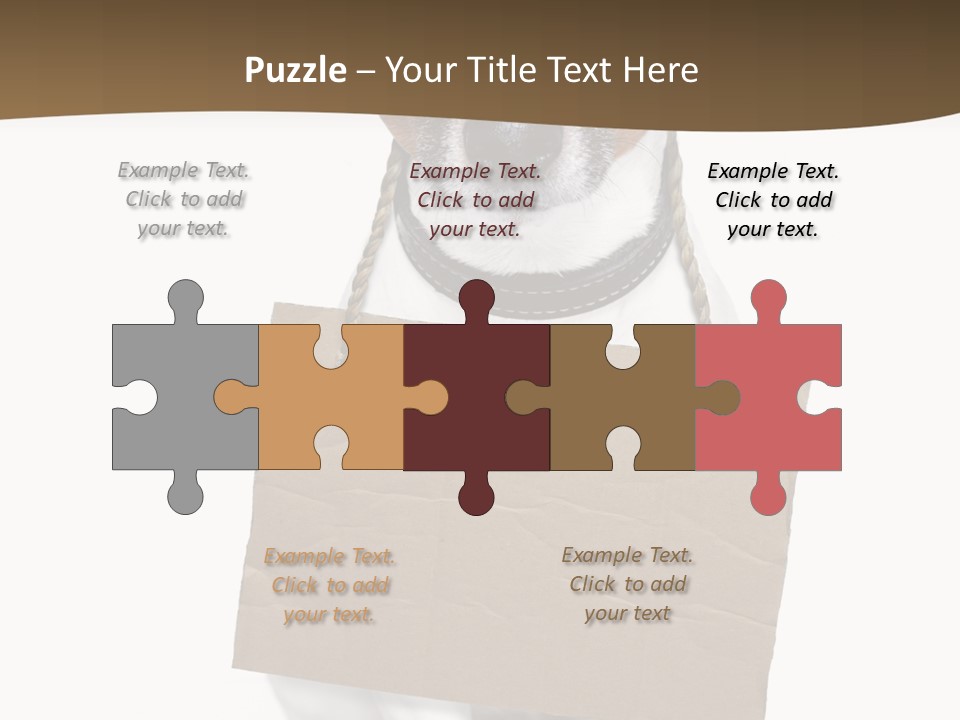 Brown Background Animal PowerPoint Template