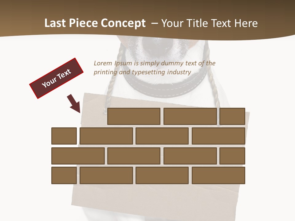 Brown Background Animal PowerPoint Template