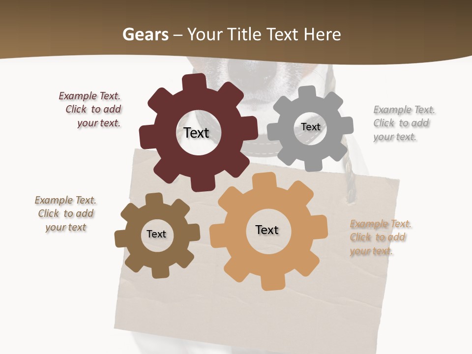 Brown Background Animal PowerPoint Template