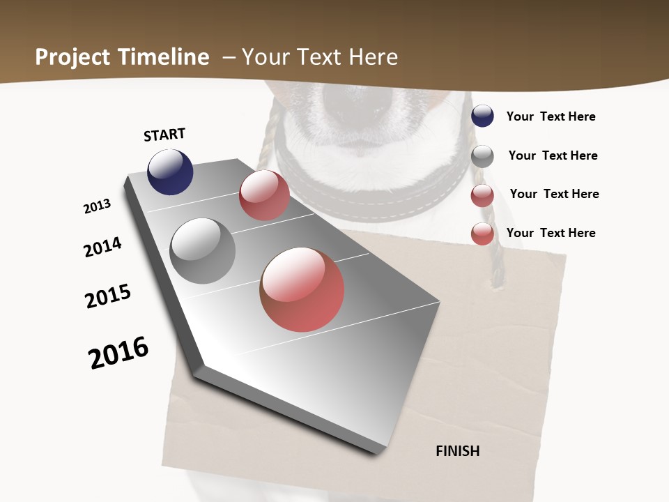 Brown Background Animal PowerPoint Template