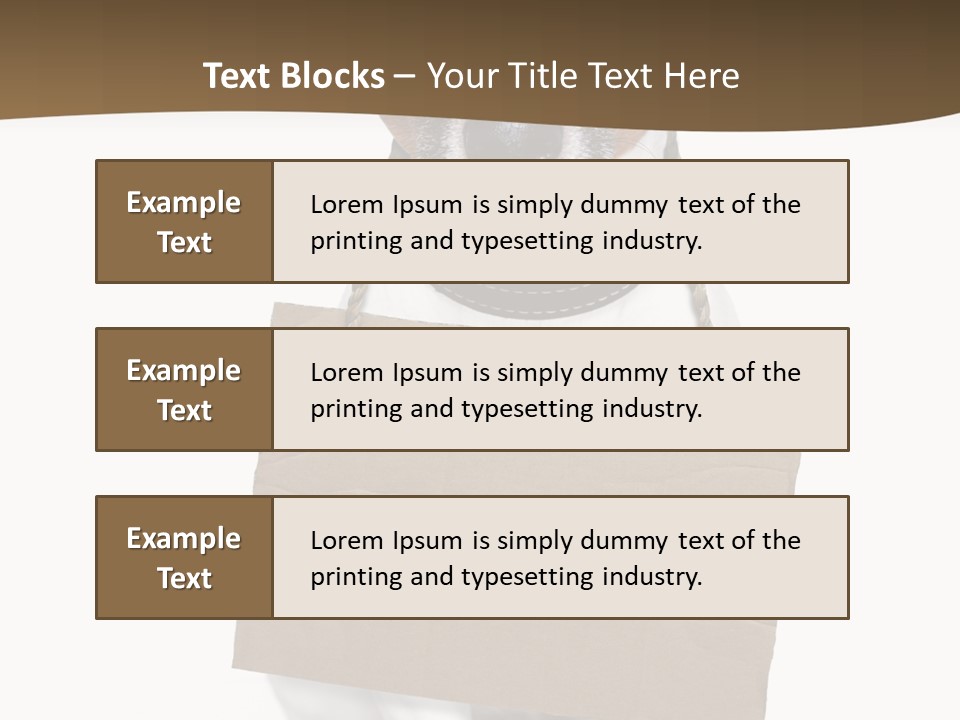 Brown Background Animal PowerPoint Template