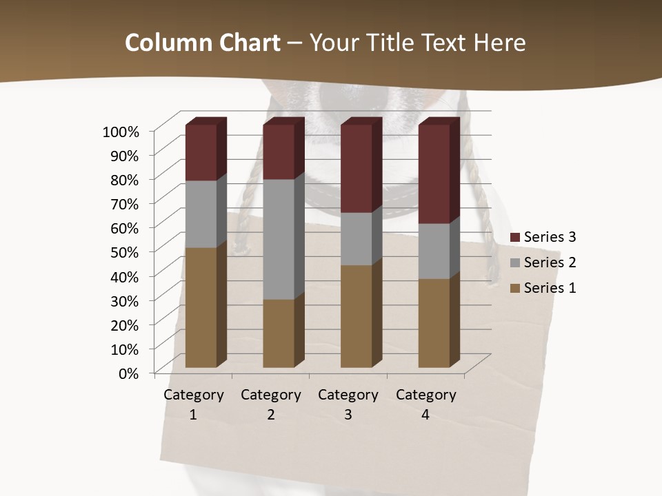 Brown Background Animal PowerPoint Template