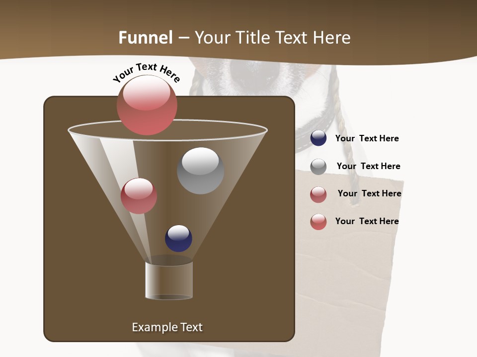 Brown Background Animal PowerPoint Template