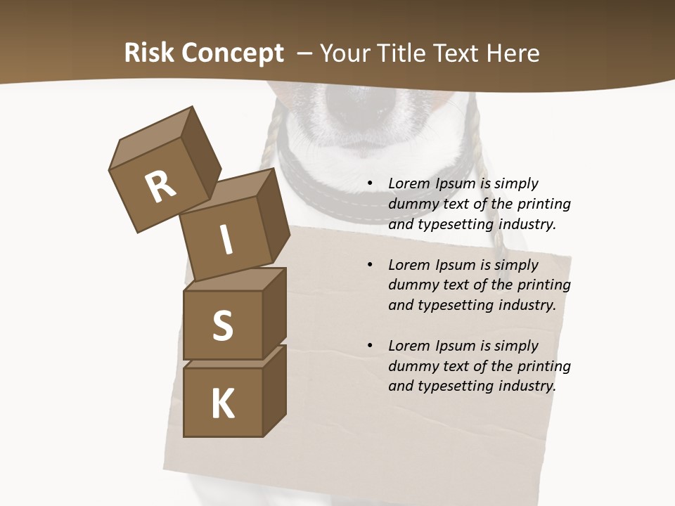 Brown Background Animal PowerPoint Template