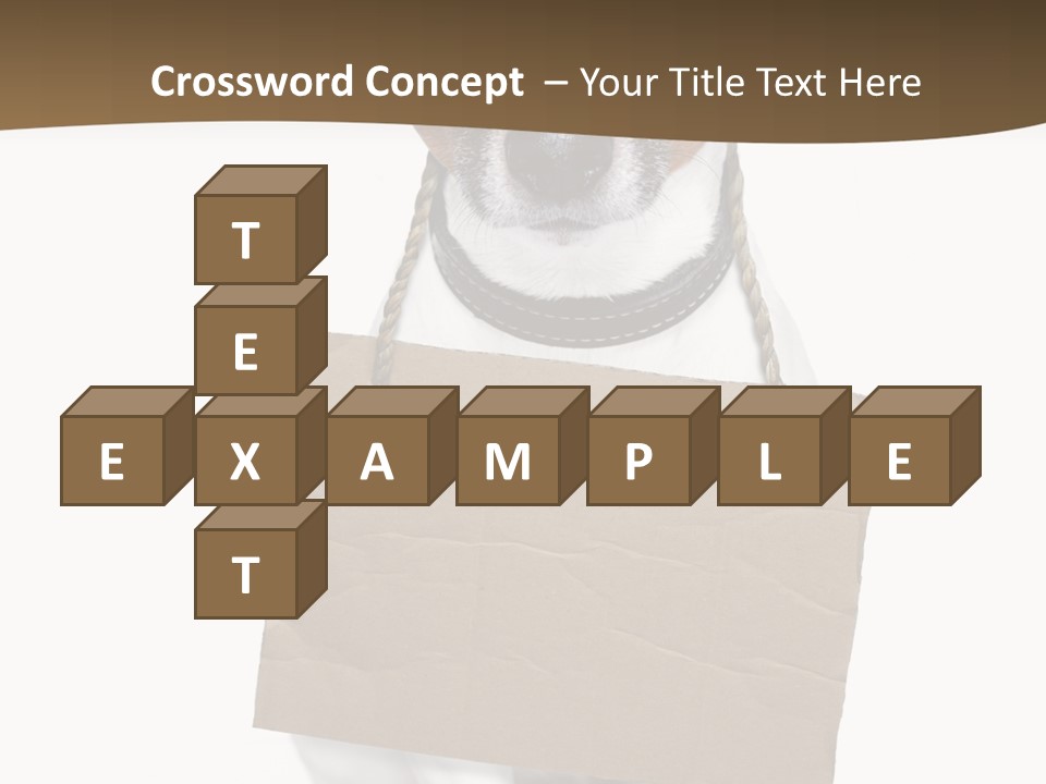 Brown Background Animal PowerPoint Template