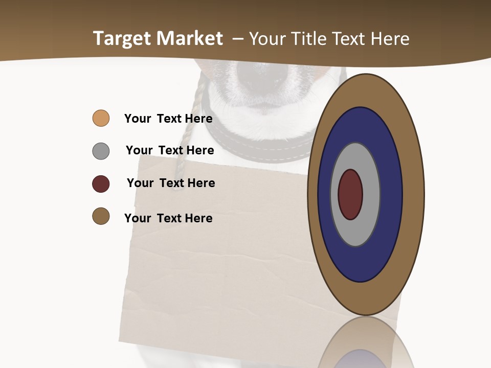 Brown Background Animal PowerPoint Template