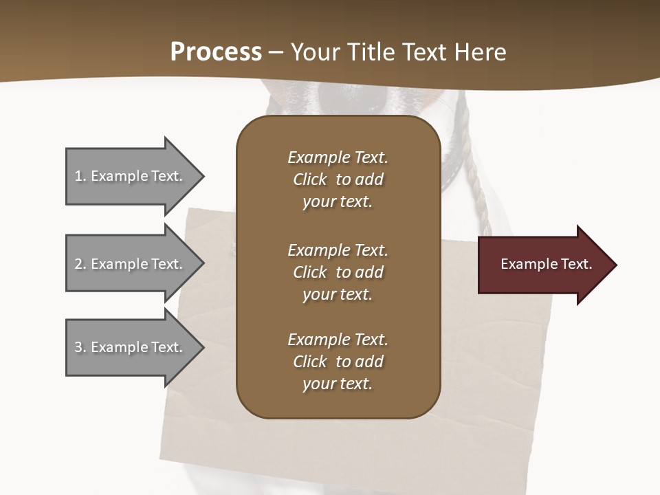 Brown Background Animal PowerPoint Template