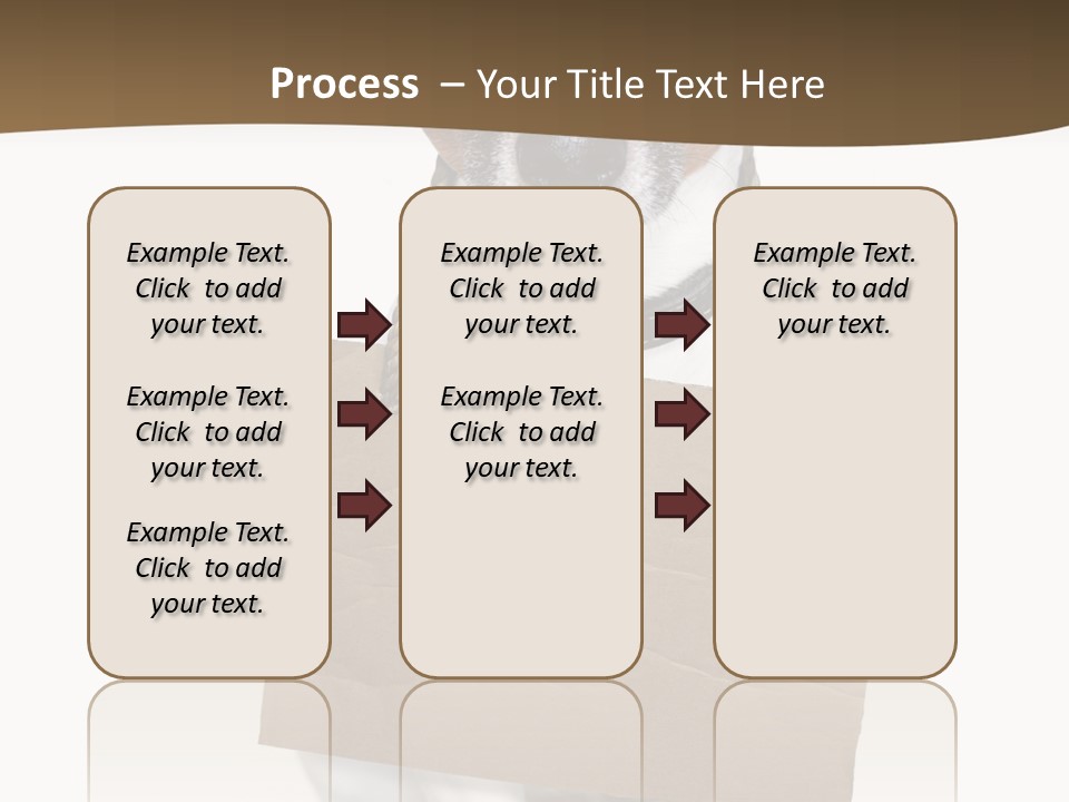 Brown Background Animal PowerPoint Template