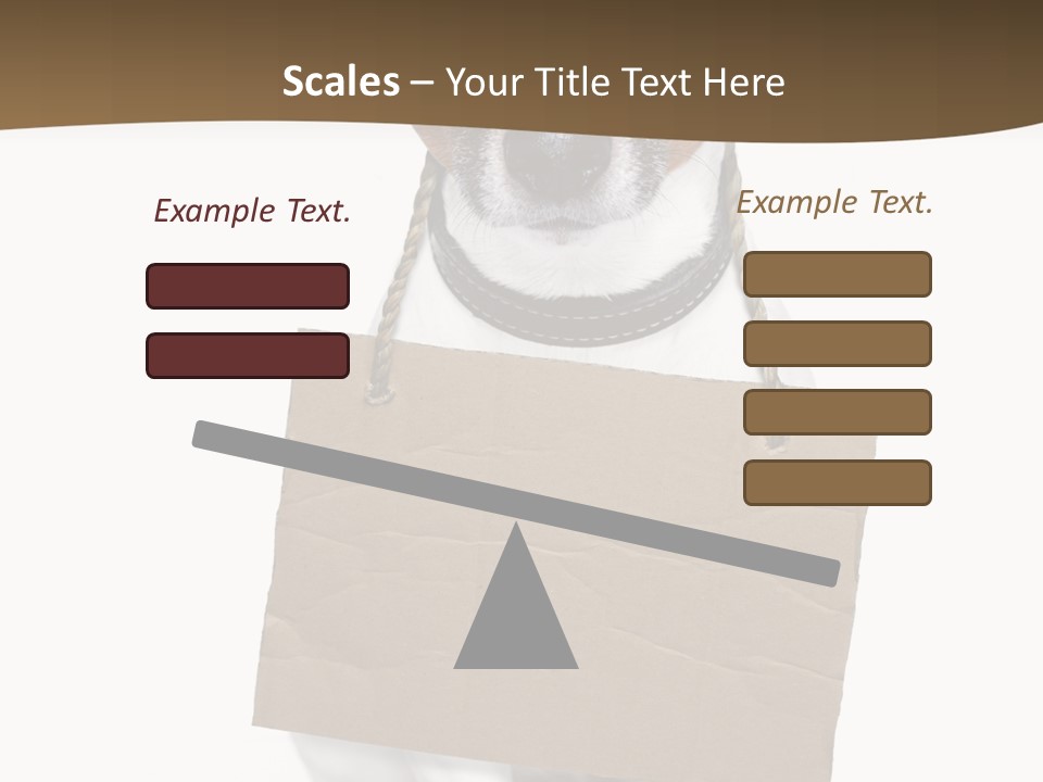 Brown Background Animal PowerPoint Template