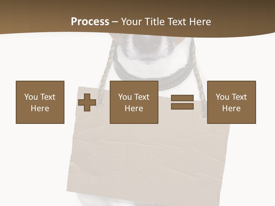 Brown Background Animal PowerPoint Template