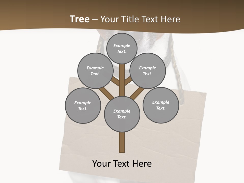 Brown Background Animal PowerPoint Template