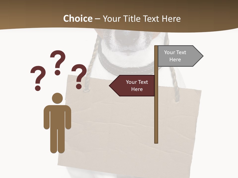 Brown Background Animal PowerPoint Template