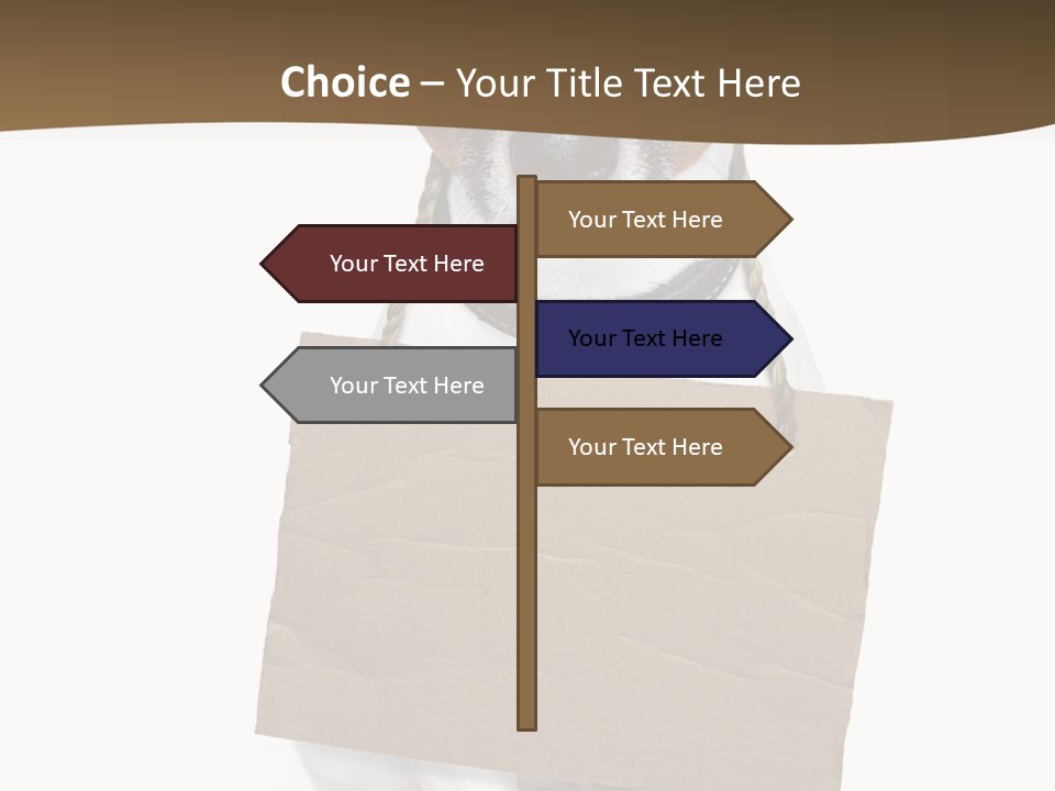 Brown Background Animal PowerPoint Template