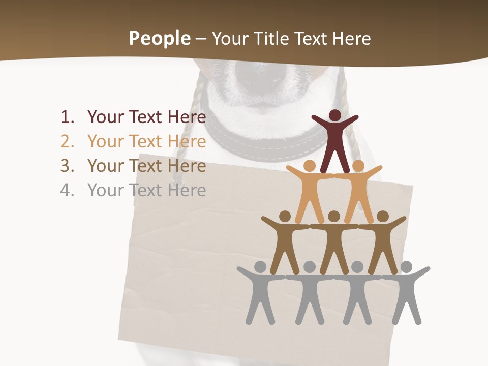 Brown Background Animal PowerPoint Template