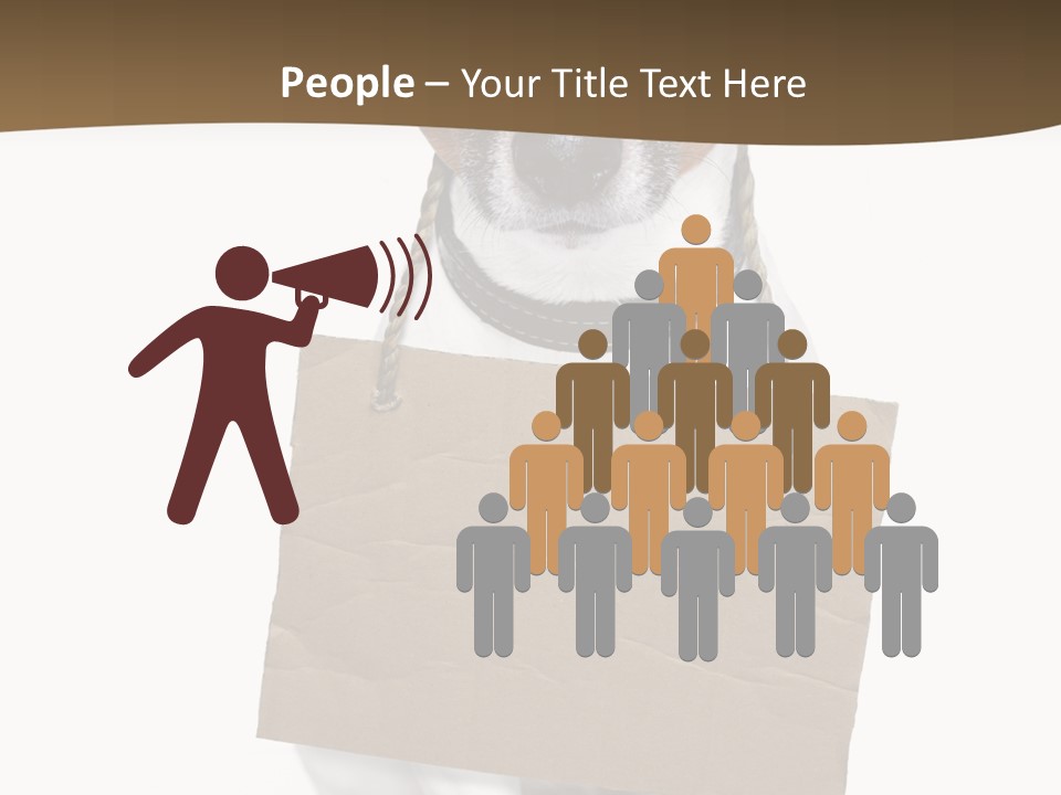 Brown Background Animal PowerPoint Template