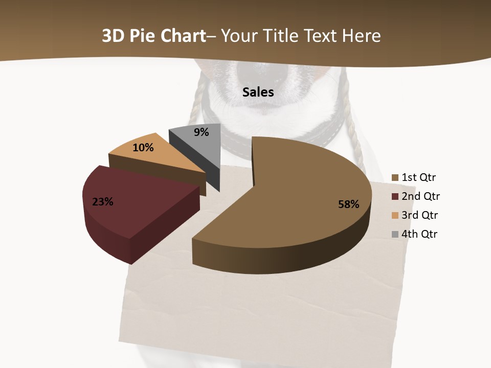 Brown Background Animal PowerPoint Template