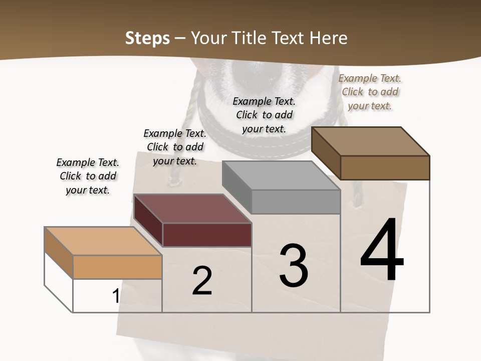 Brown Background Animal PowerPoint Template