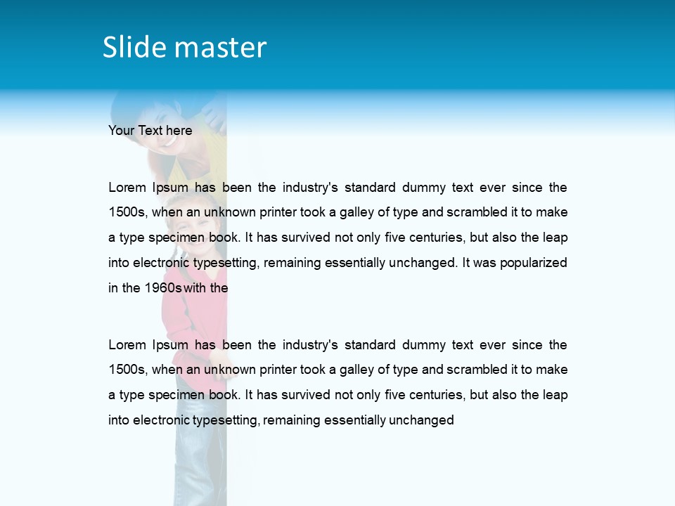 Copy Blank Family PowerPoint Template