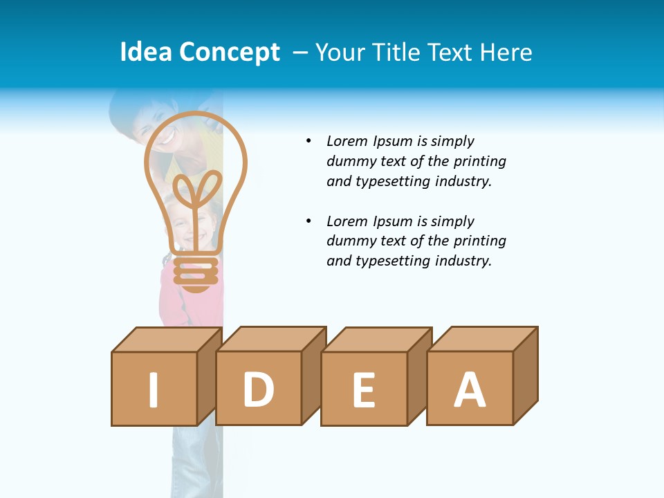 Copy Blank Family PowerPoint Template