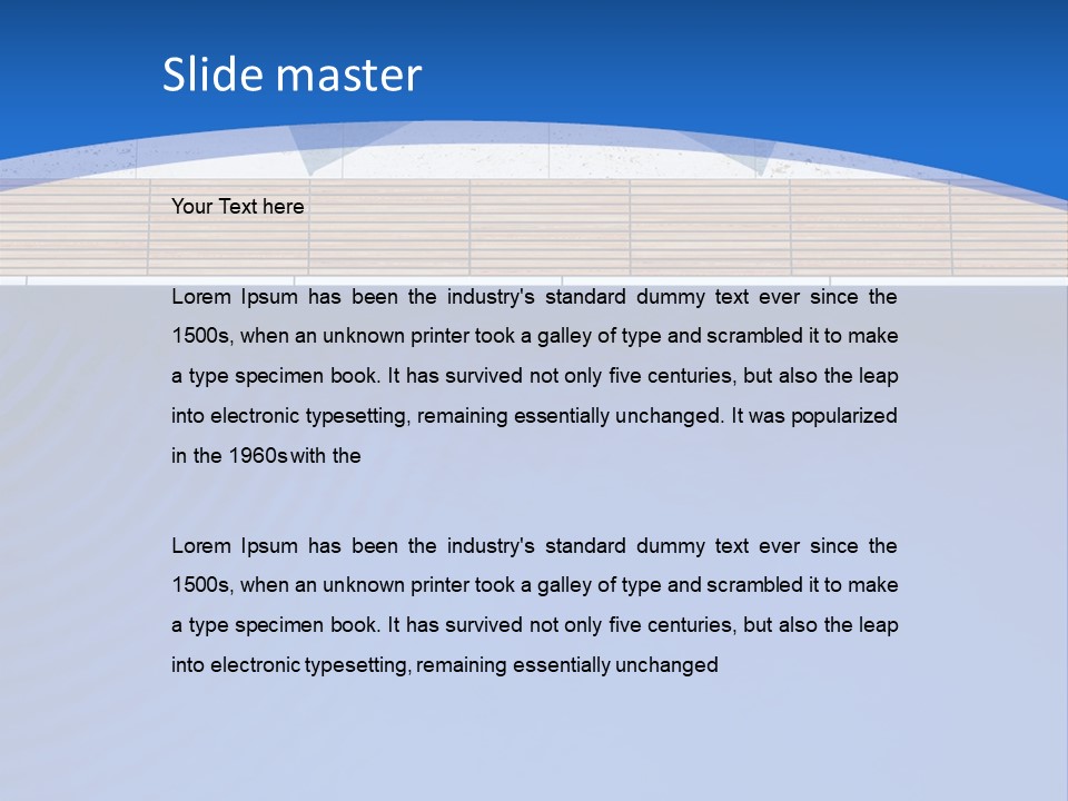 Light Sea Water PowerPoint Template