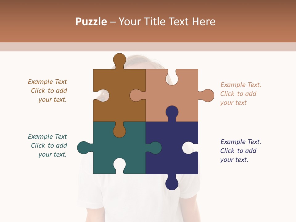Sweet Caucasian Shout PowerPoint Template