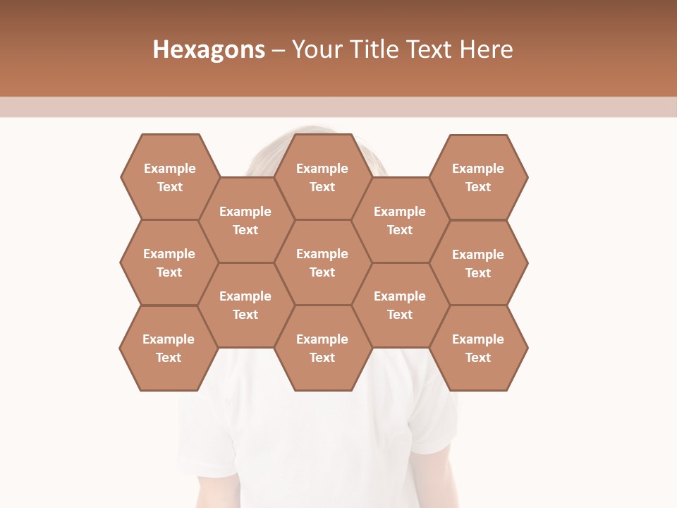 Sweet Caucasian Shout PowerPoint Template