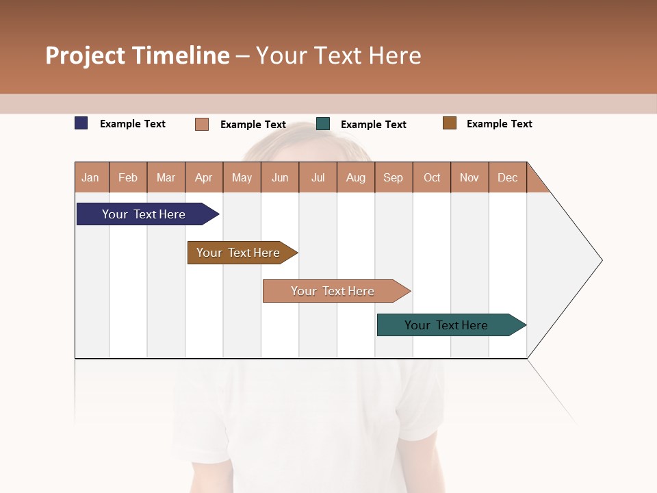 Sweet Caucasian Shout PowerPoint Template